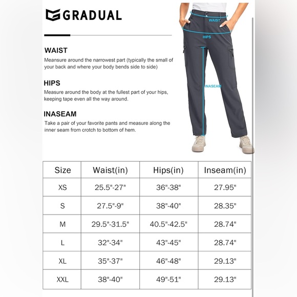 G Gradual Lightweight Hiking/Walking Pants - Picture 7 of 9